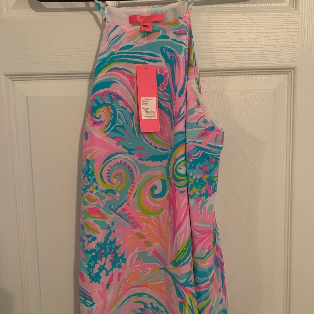 NWT Lilly Pulitzer Rae Silk Top size Large